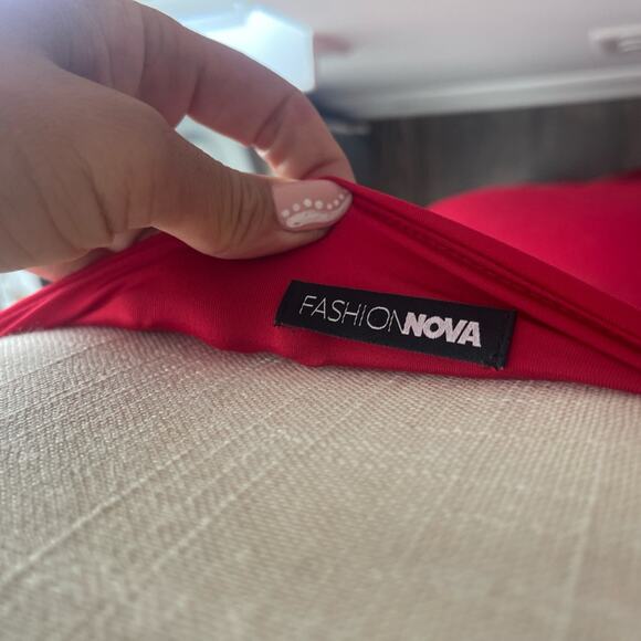 Fashion Nova Vibrant Red Maxi Skirt - Picture 10 of 10